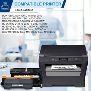 TN-450 High Yield Toner Cartridge & DR420 Drum Unit Compatible TN450 DR420 Replacement for Brother DR420 TN-450 for Brother DCP-7065D MFC-7360N MFC-7460DN Printer Toner.(1 Toner, 1 Drum 2 Pack)