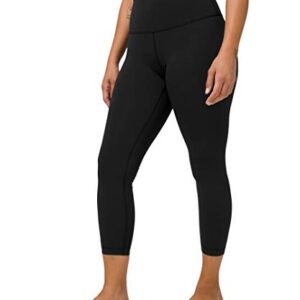 Lululemon Athletica Wunder Under High Rise Tight 25 7/8 Yoga Pants (Black Luxtreme,10)