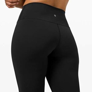 Lululemon Athletica Wunder Under High Rise Tight 25 7/8 Yoga Pants (Black Luxtreme,10)