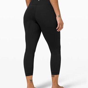 Lululemon Athletica Wunder Under High Rise Tight 25 7/8 Yoga Pants (Black Luxtreme,10)