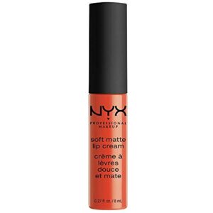 nyx professional makeup soft matte lip cream, san juan