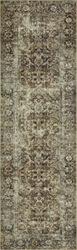 Magnolia Home by Joanna Gaines x Loloi Sinclair Collection SIN-01 Machine Washable Pebble / Taupe 8'-6" x 11'-6" Area Rug