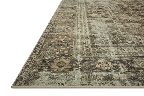 Magnolia Home by Joanna Gaines x Loloi Sinclair Collection SIN-01 Machine Washable Pebble / Taupe 8'-6" x 11'-6" Area Rug