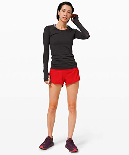 Lululemon Speed Up Short 2.5" (Dark Red, Size 4)