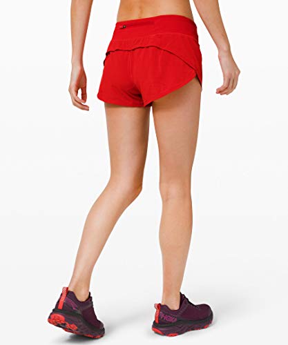 Lululemon Speed Up Short 2.5" (Dark Red, Size 4)