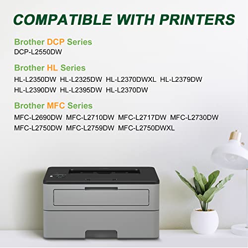 CAVDLE DR-730 Compatible Drum Unit Replacement for Brother DR730 Work with HL-L2325DW HL-L2350DW HL-L2390DW HL-L2395DW HL-L2370DW DCP-L2550DW MFC-L2690DW MFC-L2710DW MFC-L2717DW MFC-L2750DW Printers