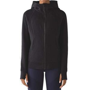 LULULEMON Scuba Hoodie IV Light Cotton Fleece (Black, 6)