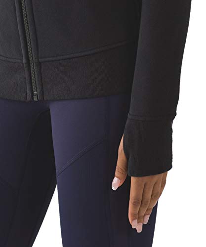 LULULEMON Scuba Hoodie IV Light Cotton Fleece (Black, 6)