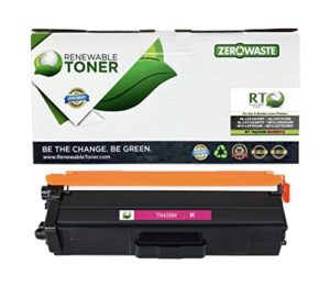renewable toner tn-439m compatible high yield replacement for brother tn439 tn439m | for use in hl-l9310cdwt hl-l9310cdw hl-l9310cdwtt mfc-l9570cdw mfc-l9570cdwt (magenta)