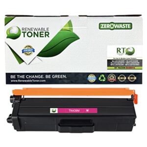 Renewable Toner TN-439M Compatible High Yield Replacement for Brother TN439 TN439M | for Use in HL-L9310CDWT HL-L9310CDW HL-L9310CDWTT MFC-L9570CDW MFC-L9570CDWT (Magenta)