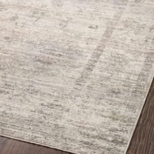 Magnolia Home by Joanna Gaines x Loloi Millie Collection MIE-01 Silver / Dove 7'-10" x 10' Area Rug