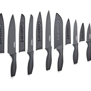 Cuisinart Advantage Color Collection 12-Piece Knife Set with Blade Guards, Matte Black