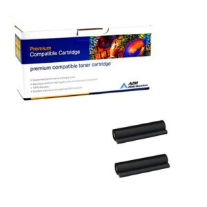 aim compatible replacement for brother pc-202rf fax imaging film (2/pk-900 page yield)