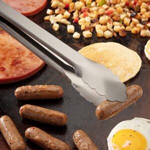 Cuisinart CGS-1312 12-Piece Tool Set, Outdoor Griddle Accessories-Spatula, Tongs, Scraper, Melting Dome, Squirt Bottle, Silicone Egg Ring