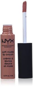 nyx nyx professional makeup soft matte lip cream, stockholm, 0.27 ounce