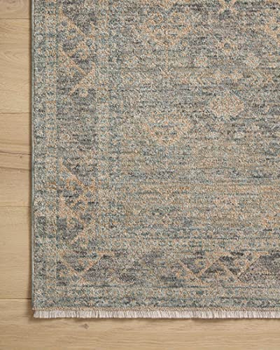 Loloi Angela Rose x Blake Collection BLA-01 Sky/Beige, Transitional 5'-3" x 7'-6" Area Rug