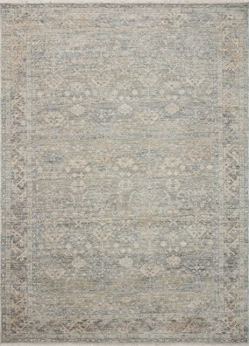 Loloi Angela Rose x Blake Collection BLA-01 Sky/Beige, Transitional 5'-3" x 7'-6" Area Rug