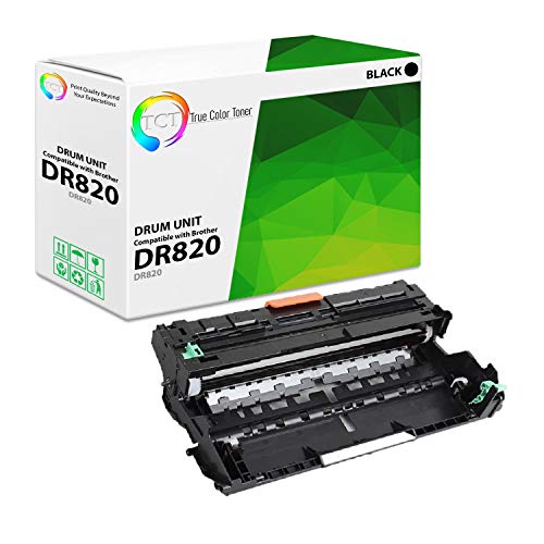 TCT Premium Compatible Drum Unit Replacement for Brother DR-820 DR820 Black Works with Brother DCP-L5500DN L5600DN, HL-L6200DWT L6300DW, MFC-L5700DW L5900DW L6800DW Printers (50,000 Pages) - 2 Pack