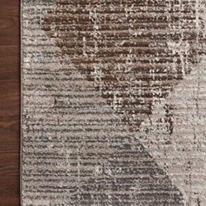 Loloi II Austen Collection AUS-04 Stone/BARK, Contemporary 6'-7" x 9'-2" Area Rug