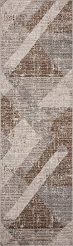 Loloi II Austen Collection AUS-04 Stone/BARK, Contemporary 6'-7" x 9'-2" Area Rug