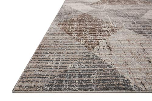 Loloi II Austen Collection AUS-04 Stone/BARK, Contemporary 6'-7" x 9'-2" Area Rug