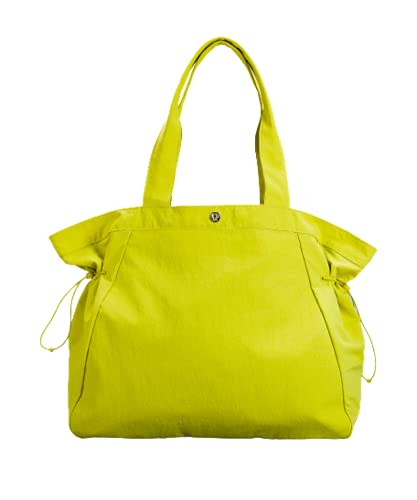 Lululemon Athletica Lululemon Side-Cinch Shopper Bag 18L (Yellow Serpentine)