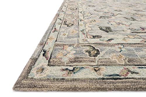 Loloi II Beatty BEA-04 Light Blue Traditional Area Rug 5'-0" x 7'-6"