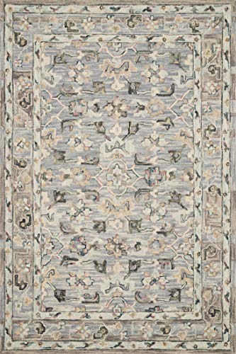 Loloi II Beatty BEA-04 Light Blue Traditional Area Rug 5'-0" x 7'-6"