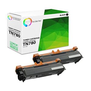 tct premium compatible toner cartridge replacement for brother tn-780 tn780 black super high yield works with brother hl-6180dw 6180dwt, mfc-8950dw 8950dwt, dcp-8250 printers (12,000 pages) – 2 pack