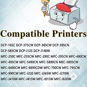 MM MUCH & MORE Compatible Ink Cartridge Replacement for Brother LC-61 LC61 LC 61 Used with DCP-165C DCP-375CW DCP-385CW MFC-490CW MFC-5895CW MFC-6490CW Printer (4 BK, 2 C, 2 M, 2 Y, 10-Pack)