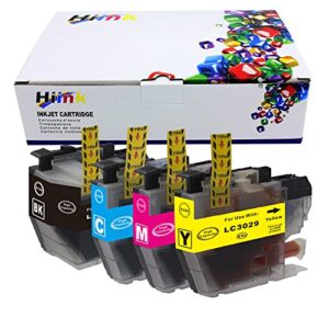 hiink compatible ink cartridge replacement for brother lc3029 ink cartridge use in brother mfc-j5830dw mfc-j5830dwxl mfc-j6535dw mfc-j6535dwxl mfc-j5930dw mfc-j6935dw (4-pack)