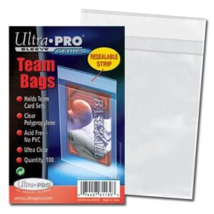 400 Ultra Pro Standard Team Bags 4 Packs of 100 New Team Set Lot Value Pack