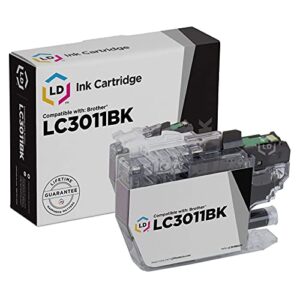 brother ld compatible ink cartridge replacement lc3011bk (black)