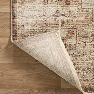 Loloi II Sorrento Collection SOR-03 Mocha/Multi 6'-7" x 9'-10" Area Rug