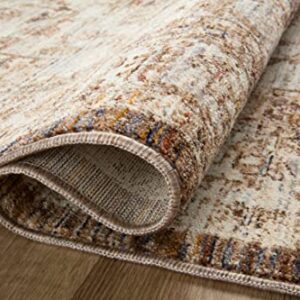 Loloi II Sorrento Collection SOR-03 Mocha/Multi 6'-7" x 9'-10" Area Rug