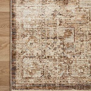 Loloi II Sorrento Collection SOR-03 Mocha/Multi 6'-7" x 9'-10" Area Rug