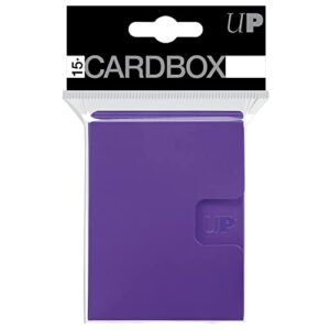 ultra pro – card protector pro 15+ card box 3ct (purple) – protect your valuable sports cards, gaming cards, and collectible trading cards, fits inside ultra pro deck box for extra protection