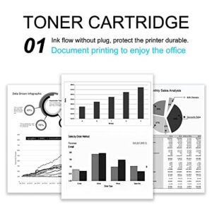 (3,000 Pages High Yield) TN730 Toner Cartridge Black Replacement for Brother TN-730 MFC-L2710DW MFC-L2750DW DCP-L2550DW HL-L2350DW HL-L2370DW HL-L2390DW Printer Toner, TN7301PK