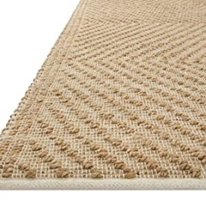 Loloi Angela Rose x Colton Collection CON-04 Natural/Ivory, Contemporary 9'-0" x 12'-0" Area Rug