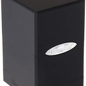 Ultra Pro Satin Tower Deck Box | Black | 1-Pack