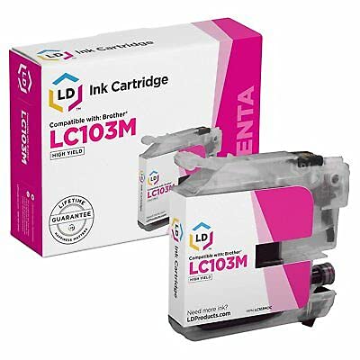 LD Products Compatible Ink Cartridge Replacement for Brother LC103 High Yield (Cyan, Magenta, Yellow, 3-Pack)