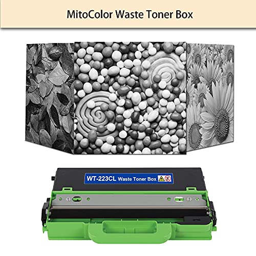 MitoColor 1 Pack Black WT-223CL Waste Toner Box Compatible for Brother WT223CL Waste Container Replacement for HL-L3210CW L3230CDW L3270CDW L3290CDW MFC-L3710CW L3750CDW L3770CDW Printer