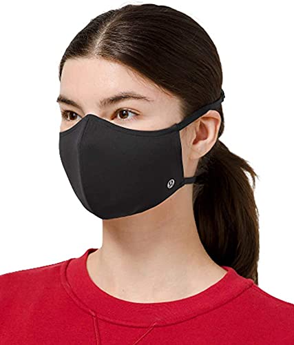 Lululemon Athletica Double Strap Face Mask (Black), One Size