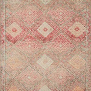 Loloi Justina Blakeney x Malik Collection MAL-01 Dove/Sunset Contemporary 7'-6" x 9'-6" Area Rug