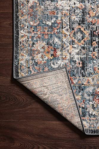 Loloi II Cassandra Collection CSN-05 Blue/Multi, Traditional 2'-6" x 4'-0" Accent Rug