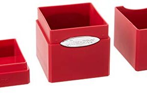 Ultra Pro Red Satin Tower Deck Boxes