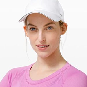 Lululemon Fast and Free Women's Run Hat (White), One Size