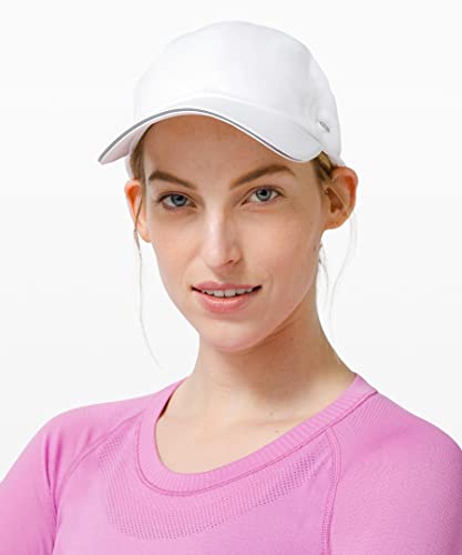 Lululemon Fast and Free Women's Run Hat (White), One Size