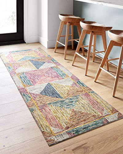 Loloi II Spectrum Collection SPE-01 Silver/Fiesta, Contemporary 7'-9" x 9'-9" Area Rug