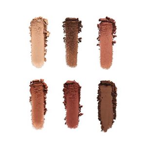 nyx professional makeup ultimate edit mini shadow palette, eyeshadow palette – warm neutrals